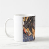 Daschund Weener Hundegesicht Kaffeetasse (Links)