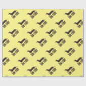 Daschund Wurst-Hund Geschenkpapier (Flach)