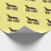 Daschund Wurst-Hund Geschenkpapier (Ecke)