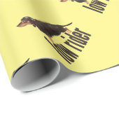 Daschund Wurst-Hund Geschenkpapier (Rolleneckpunkt)