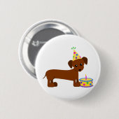 DaschundBDay Button (Vorne & Hinten)