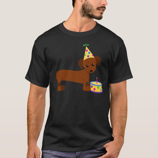 DaschundBDay T-Shirt (Vorderseite)