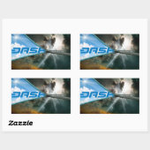 DASH-Aufkleber S8 Rechteckiger Aufkleber (Blatt)