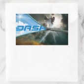 DASH-Aufkleber S8 Rechteckiger Aufkleber (Tasche)