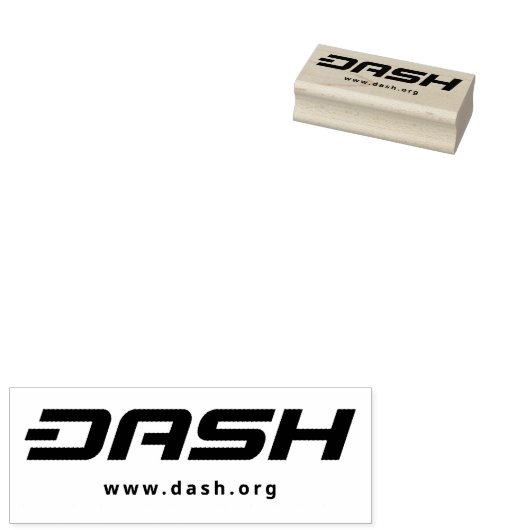 DASH Briefmarke Gummistempel (Stempel)