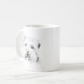 Dash der Hund Kaffeetasse (Vorderseite Links)