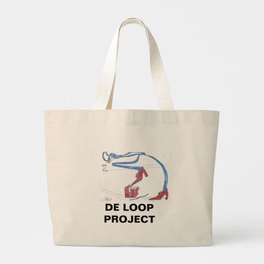 Dash Di Road Tote Bag Jumbo Stoffbeutel (Rückseite)