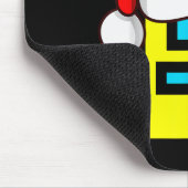 Dash Geometry Repeat Christmas Santa Hat Game Vide Mousepad (Ecke)