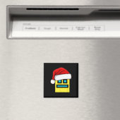 Dash Geometry Wiederholung der Weihnachtsmannmütze Magnet (In Situ (Geschirrspüler))
