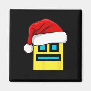 Dash Geometry Wiederholung der Weihnachtsmannmütze Magnet