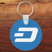 Dash Logo Symbol Kryptowährung Schlüsselanhänger (Vorderseite)