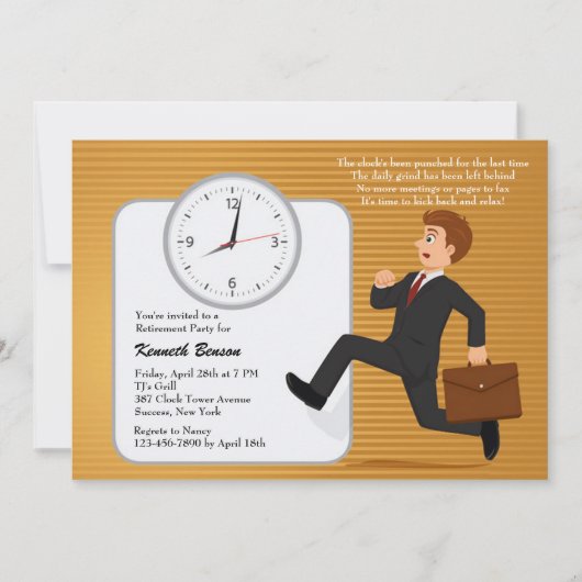 Dash-Party Einladung am Wochenende (Vorderseite)