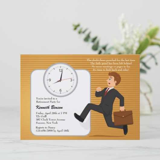 Dash-Party Einladung am Wochenende (Stehend Vorderseite)