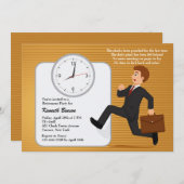 Dash-Party Einladung am Wochenende (Vorne/Hinten)