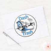 Dash Trash (Factory Livery) Runder Aufkleber (Umschlag)