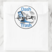 Dash Trash (Factory Livery) Runder Aufkleber (Tasche)
