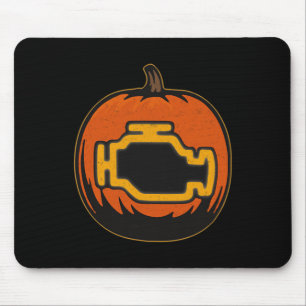 Dashboard Car Karo Motor Funny Pumpween Halloween Mousepad
