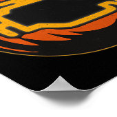 Dashboard Car Karo Motor Funny Pumpween Halloween Poster (Ecke)