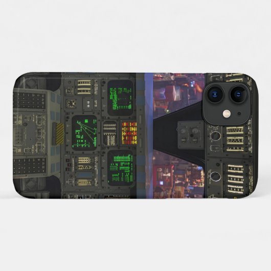 Dashboard für Flugzeug in der Luftfahrt Case-Mate iPhone Hülle (Rückseite (Horizontal))