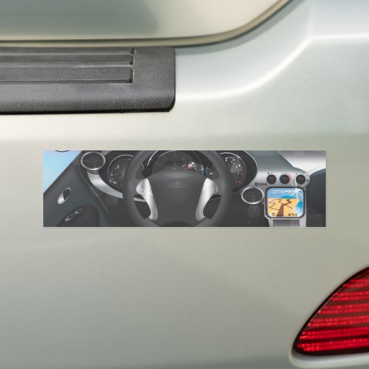 Dashboard für Sportwagen Autoaufkleber (Auf Auto)