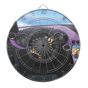 Dashboard für Sportwagen Dartscheibe