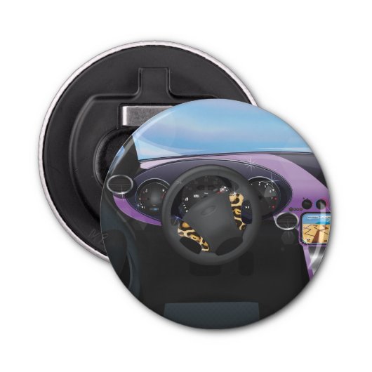 Dashboard für Sportwagen Flaschenöffner (Vorderseite)