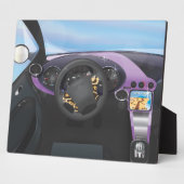 Dashboard für Sportwagen Fotoplatte (Seite)