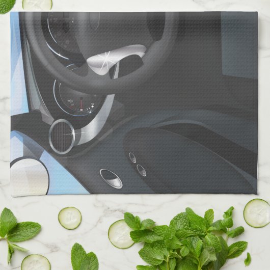 Dashboard für Sportwagen Handtuch (Gefaltet)