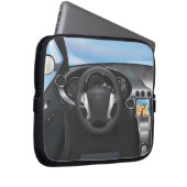 Dashboard für Sportwagen Laptopschutzhülle (Vorne Rechts)