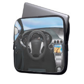 Dashboard für Sportwagen Laptopschutzhülle (Vorderseite Links)