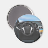 Dashboard für Sportwagen Magnet (Vorderseite/Rückseite)