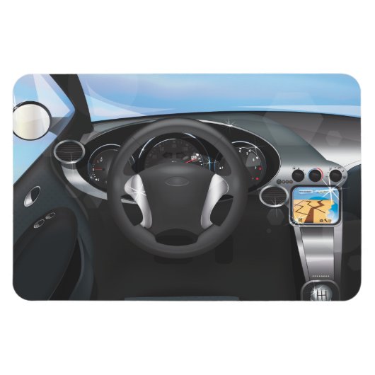Dashboard für Sportwagen Magnet (Horizontal)