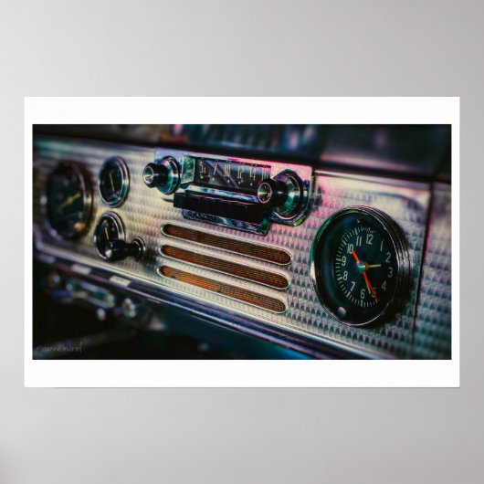 Dashboard Poster Print (Vorne)