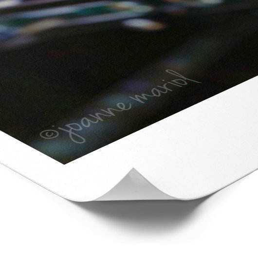 Dashboard Poster Print (Ecke)