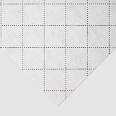 Dashed Diamond Grid Geometric Soft White Seidenpapier (Ausschnitt)