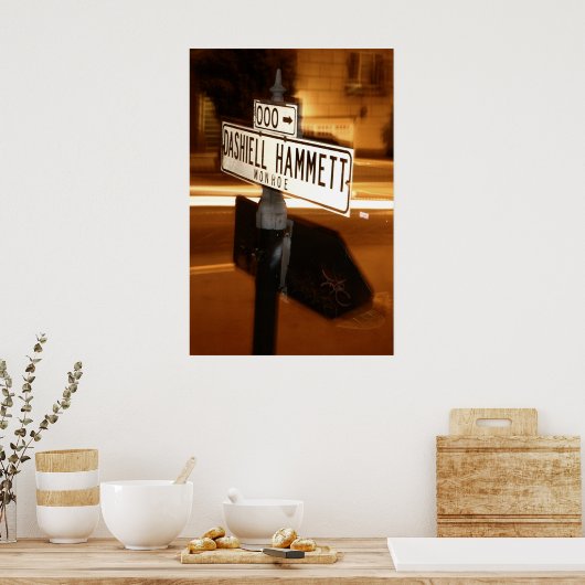 Dashell Hammett Poster (Küche)