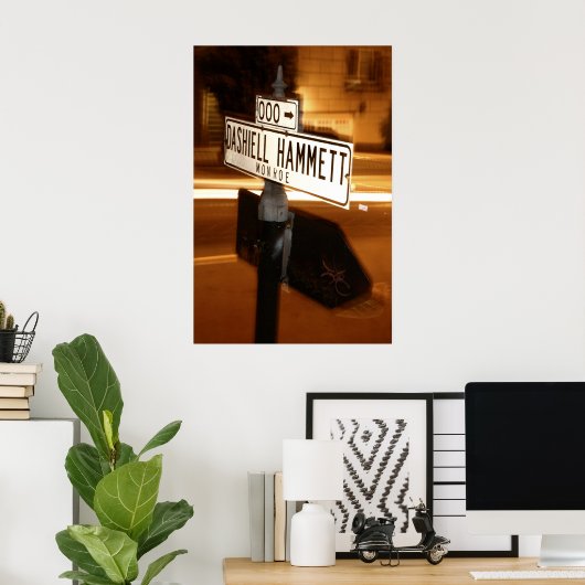 Dashell Hammett Poster (Heimbüro)