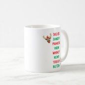 Dasher Dancer Kaffeetasse (VorderseiteRechts)