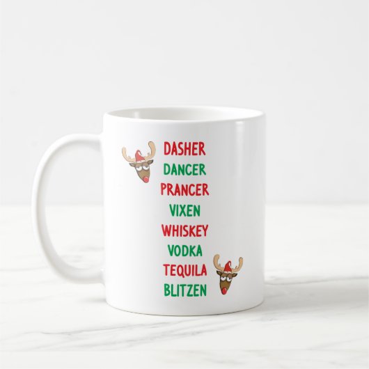 Dasher Dancer Kaffeetasse (Links)