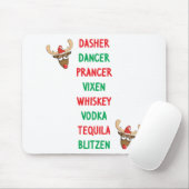 Dasher Dancer Mousepad (Mit Mouse)