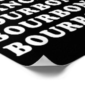 Dasher Dancer Prancer & Bourbon & Bourbon Poster (Ecke)