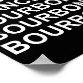 Dasher Dancer Prancer &amp; Bourbon Funny Christma Poster (Ecke)