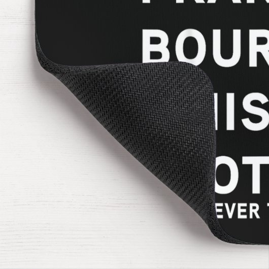 Dasher Dancer Prancer And Bourbon Whiskey Funny Ch Mousepad (Ecke)