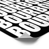 Dasher Dancer Prancer And Bourbon Whiskey Funny Ch Poster (Ecke)