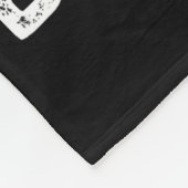 Dasher Dancer Prancer Bourbon Funny Christmas Sant Fleecedecke (Ecke)