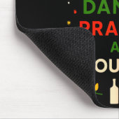 Dasher Dancer Prancer Bourbon Weihnachten Lustig H Mousepad (Ecke)