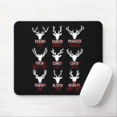 Dasher Dancer Prancer & Bourbon Weihnachtsfeier Mousepad (Mit Mouse)