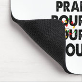 Dasher Dancer Prancer & Bourbon Weihnachtsfeier Mousepad (Ecke)