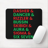 Dasher Dancer Prancer & Rizzler 67 Lustige Kinder Mousepad (Mit Mouse)