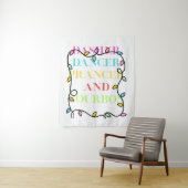 Dasher Dancer Prancer und Bourbon Wandteppich (Beispiel)